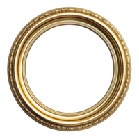 round frame isolated on transparent background, png