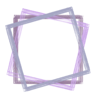 tripler carré violet pastel frontière png