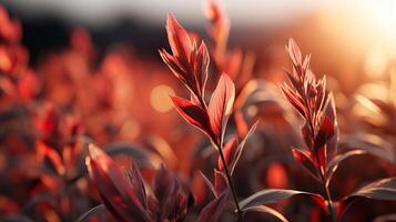 rojo largo césped frescura orgánico naturaleza antecedentes foto