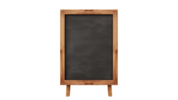 Blank wooden board cut out. Isolated school board for chalk png