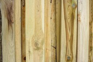 Wood texture background. Light brown planks theme. Wooden pattern. photo