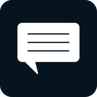 Chat Glyph Two Color Icon vector