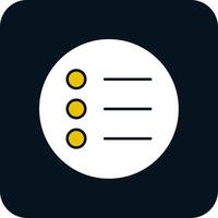 Options Glyph Two Color Icon vector