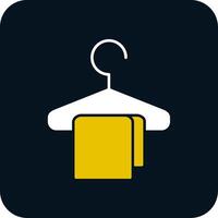 Changing Room Glyph Two Color Icon vector