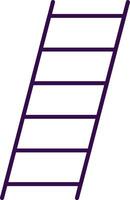 Ladder Gradient Filled Icon vector