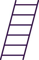 Ladder Gradient Filled Icon vector