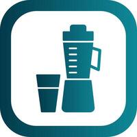 Juicer Glyph Gradient Round Corner Icon vector