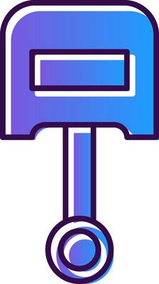 Piston Gradient Filled Icon