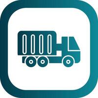Container Glyph Gradient Round Corner Icon vector