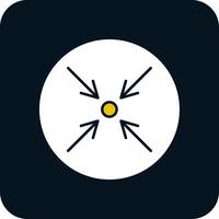Minimize Glyph Two Color Icon vector