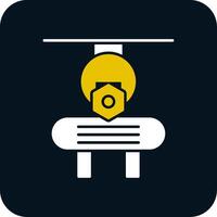 Machinery Glyph Two Color Icon vector