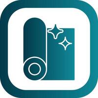 Fabric Glyph Gradient Round Corner Icon vector