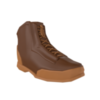 ein braun Schuh auf ein transparent Hintergrund png