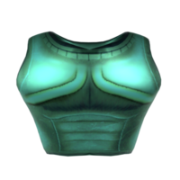 a green tank top with a transparent background png