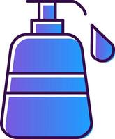 Liquid Soap Gradient Filled Icon vector