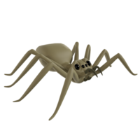 une dessin animé araignée sur une transparent Contexte png