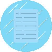 Declare Flat Blue Circle Icon vector