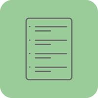 To Do List Filled Yellow Icon vector