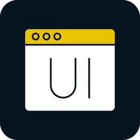 Ui Glyph Two Color Icon vector