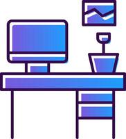 Workbench Gradient Filled Icon vector