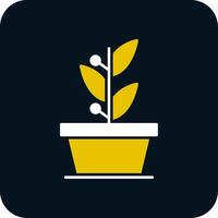 Plants Glyph Two Color Icon vector