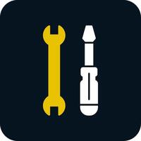 Tools Glyph Two Color Icon vector