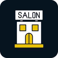 Salon Glyph Two Color Icon vector