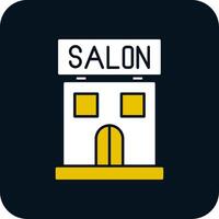 Salon Glyph Two Color Icon vector