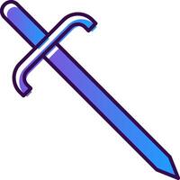 Cutlass Gradient Filled Icon vector