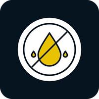 Embargo Glyph Two Color Icon vector