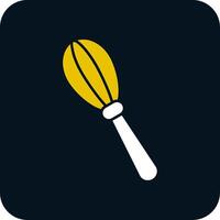 Whisk Glyph Two Color Icon vector