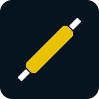 Rolling Pins Glyph Two Color Icon vector