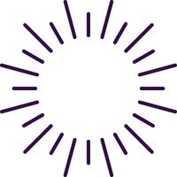 Fireworks Gradient Filled Icon vector