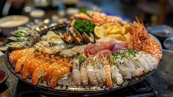 gorgeous seafood platter image photo