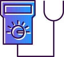 Tester Gradient Filled Icon vector