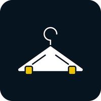 Hanger Glyph Two Color Icon vector