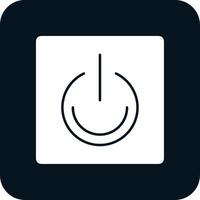 Turn On Glyph Two Color Icon vector