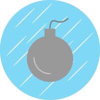 Bomp Flat Blue Circle Icon vector