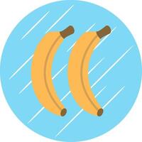 Bananas Flat Blue Circle Icon vector