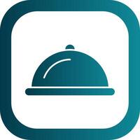 Food Glyph Gradient Round Corner Icon vector