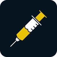 Injection Glyph Two Color Icon vector