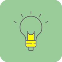 Get Ideas Filled Yellow Icon vector