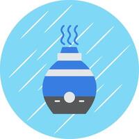 Air Diffuser Flat Blue Circle Icon vector