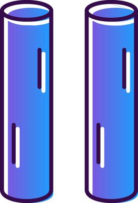 Chalk Gradient Filled Icon