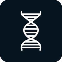 Dna Glyph Two Color Icon vector