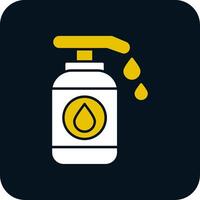 Lotion Glyph Two Color Icon vector