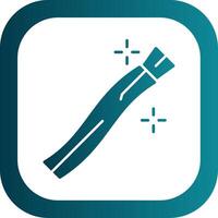 Miswak Glyph Gradient Round Corner Icon vector