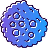 Cookie Gradient Filled Icon vector