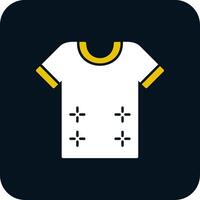 Shirt Glyph Two Color Icon vector