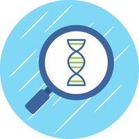 Biology Flat Blue Circle Icon vector